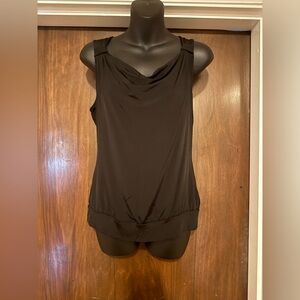 White House Black Market Black Blouse - Size M